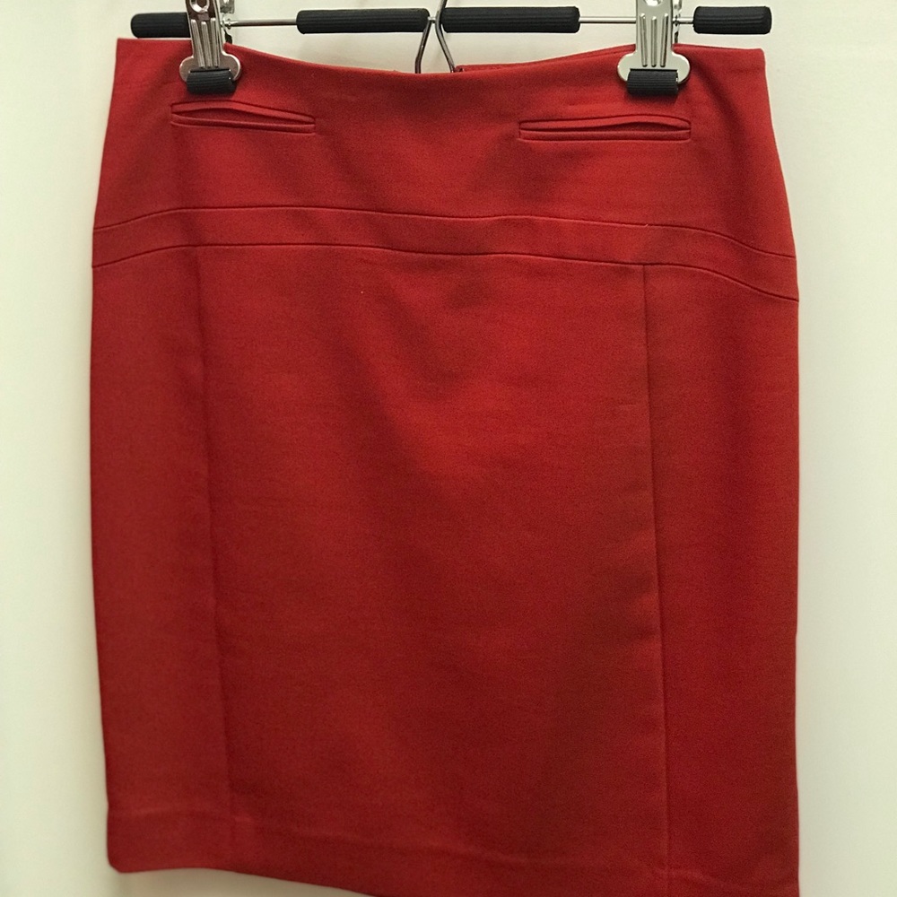 Red Express pencil skirt, size 0